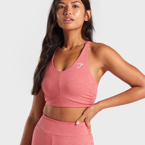 gymshark ruched sports bra